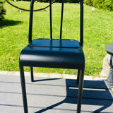 Industrial metal chair