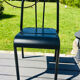 Industrial metal chair