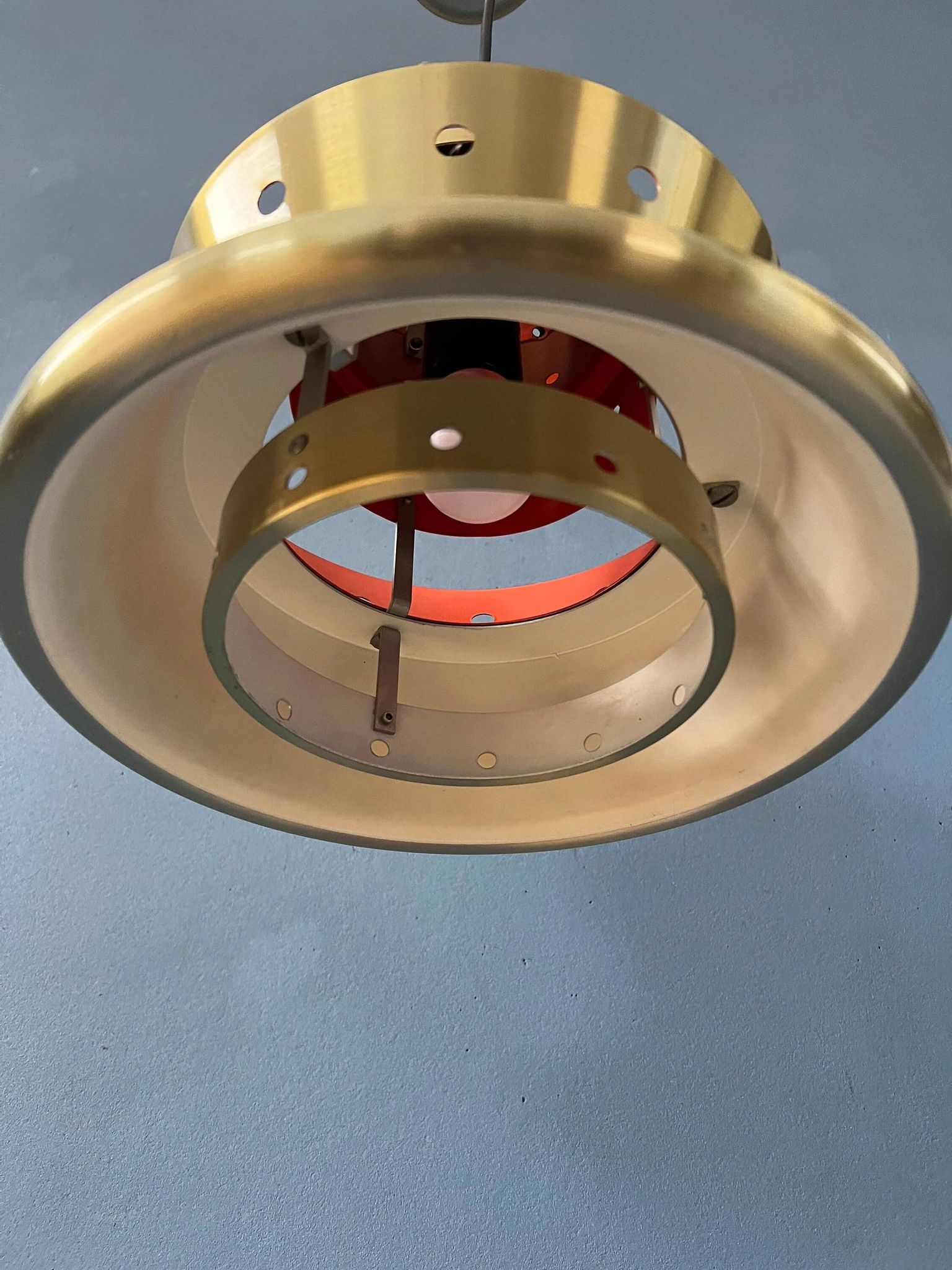Suspension Space Age metallic Doria Leuchten