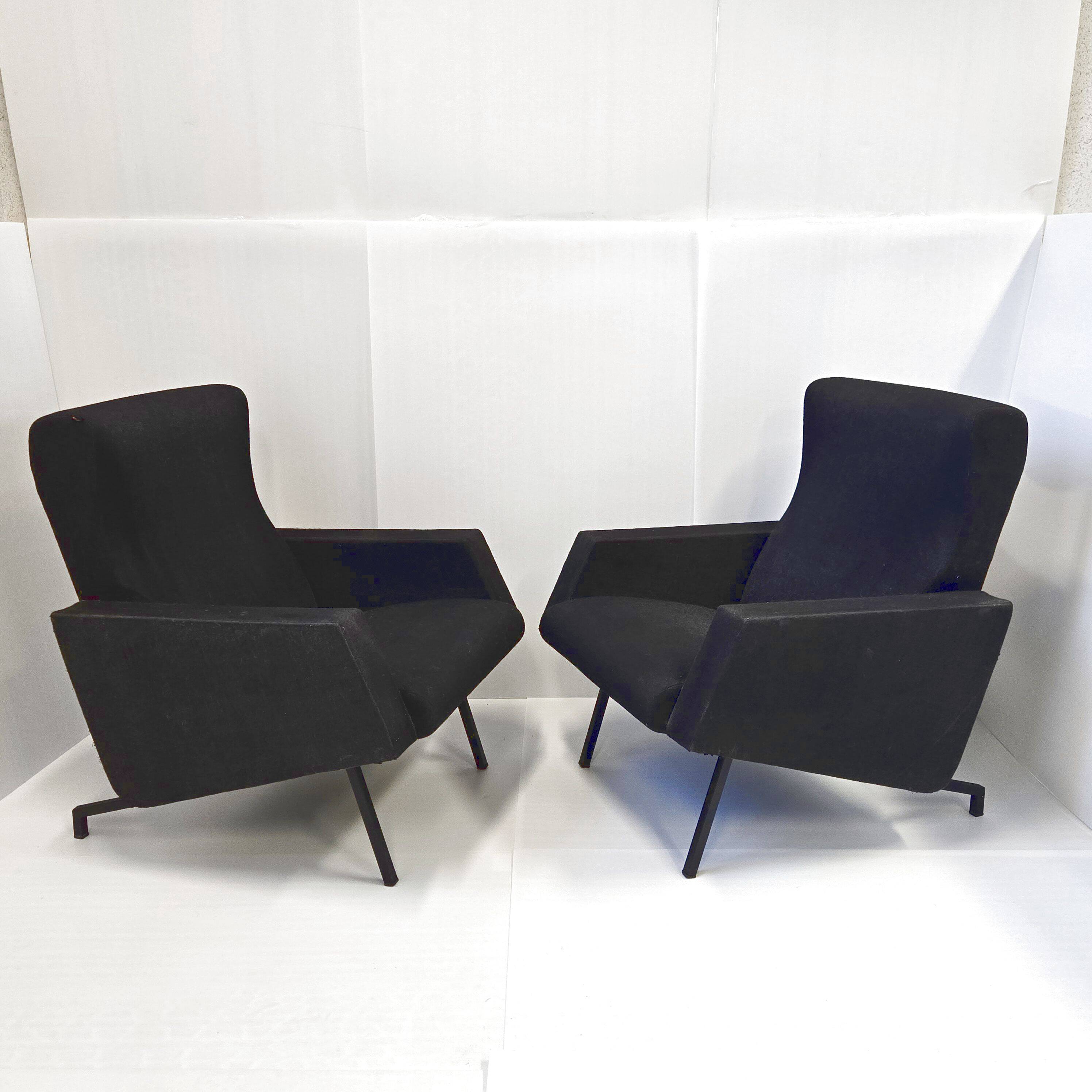 Pair of Miami armchairs by Pierre Guariche for Meurop 1960