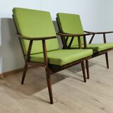 Lounge chairs by Ton, Set of 2
