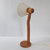 Vintage pine lamp for Solbackens Svarveri, 1970s