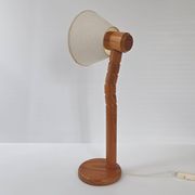 Vintage pine lamp for Solbackens Svarveri, 1970s