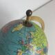 Globe terrestre vintage 1967 mappemonde dorée tripode Taride - 23 cm