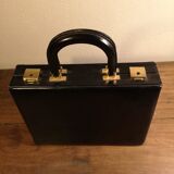 Black leather case