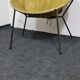 Chaise ballon pliant en cuir vintage