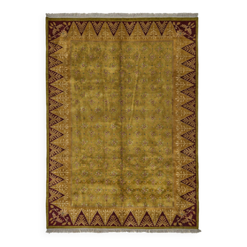 Turkish Handknotted Wool Oushak Rug 295 cm x 407 cm
