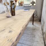 Table de ferme en pin, 1950