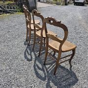 4 chaises style Louis XV en merisier
