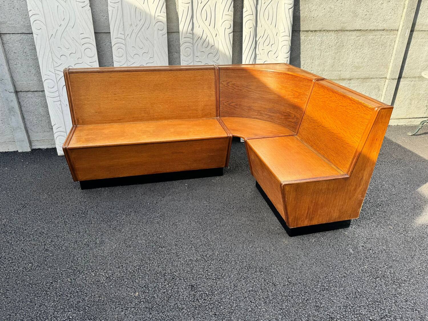 Bistro or corner restaurant bench. 50/60's