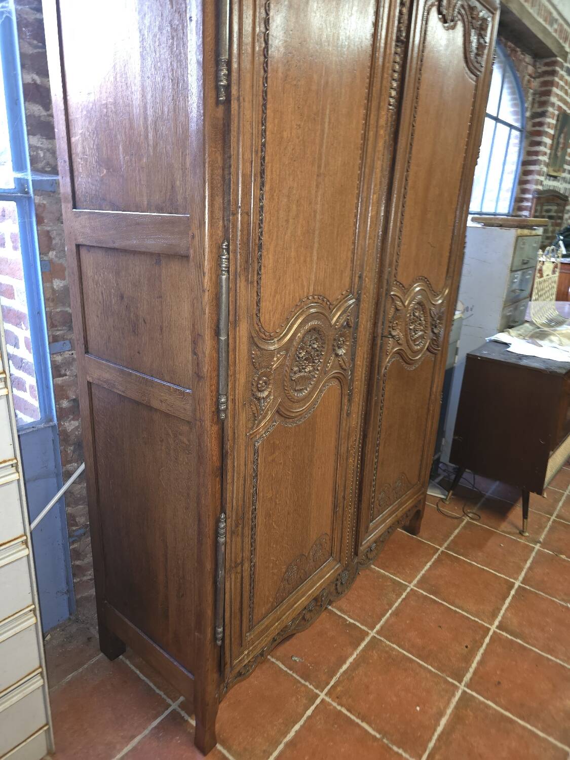 Norman wardrobe, oak wedding wardrobe