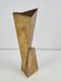 Art Deco Cubist Brass Vase from WMF, 1930s