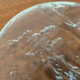 Large Finnish Glass Plate from the Mid-Century by Kaija Aarikka for Humppila