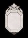 Antique octagonal Venetian wall mirror