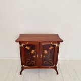 Art Nouveau Vertico Dresser with Flower Marquetry, France, 1905