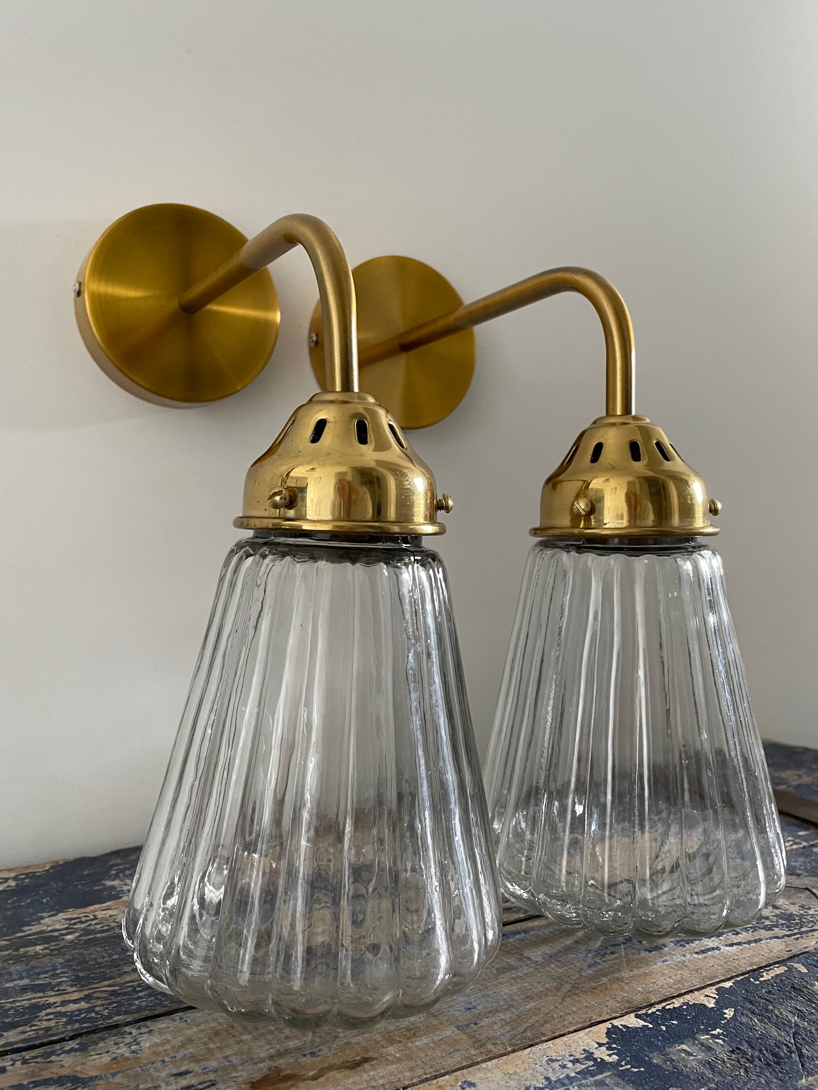 Pair of vintage wall lights
