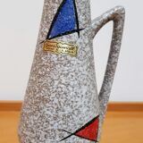 Vintage Fat Lava West German Ceramic Vase by Heinz Siery