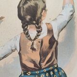 Old cardboard poster