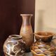 Lot de 3 vases  style organique