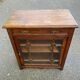 English Regency solid wood display cabinet