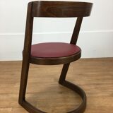 Set of 6 chairs Baumann Halfa design 70's