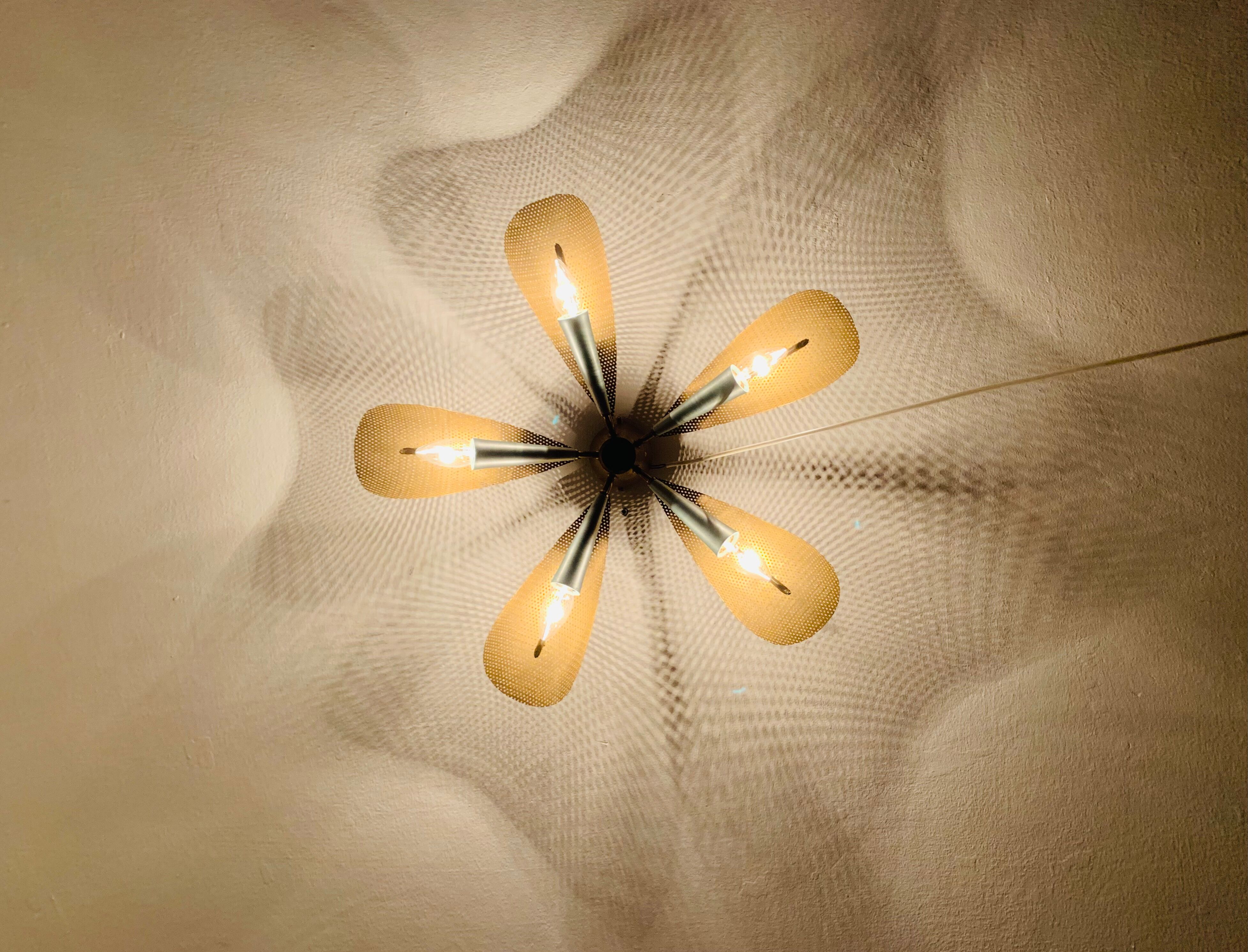 Golden Italian Flush lamp