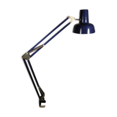Architect's lamp in blue metal