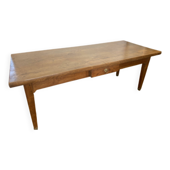 Ash farmhouse table, 3 drawers.