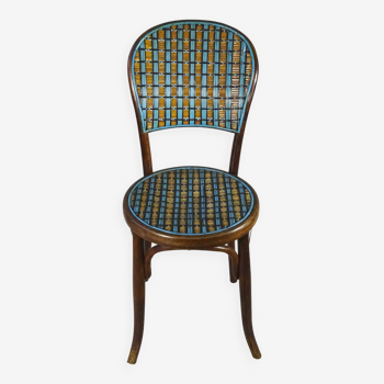 Terrace bistro chair by FIschel wicker 1930