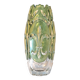 Large glass vase in Czech, lily flower model by Rudolfova Hut.