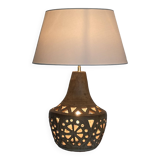 Sandstone lamp signed agnes escala