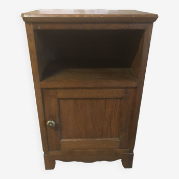 Oak bedside table