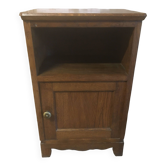 Oak bedside table