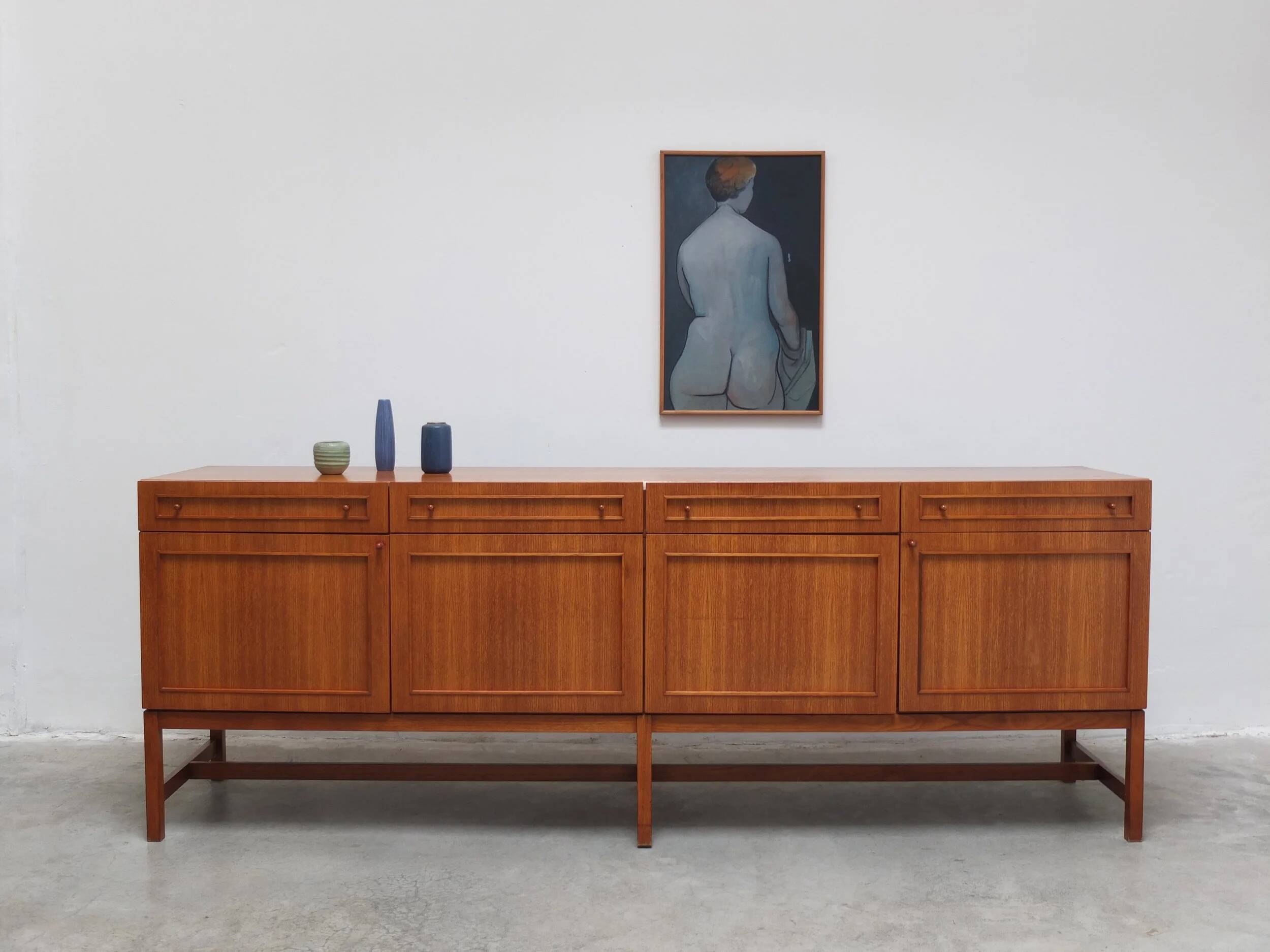 Large decorative sideboard by Oswald Vermaercke for V-Form, 1966