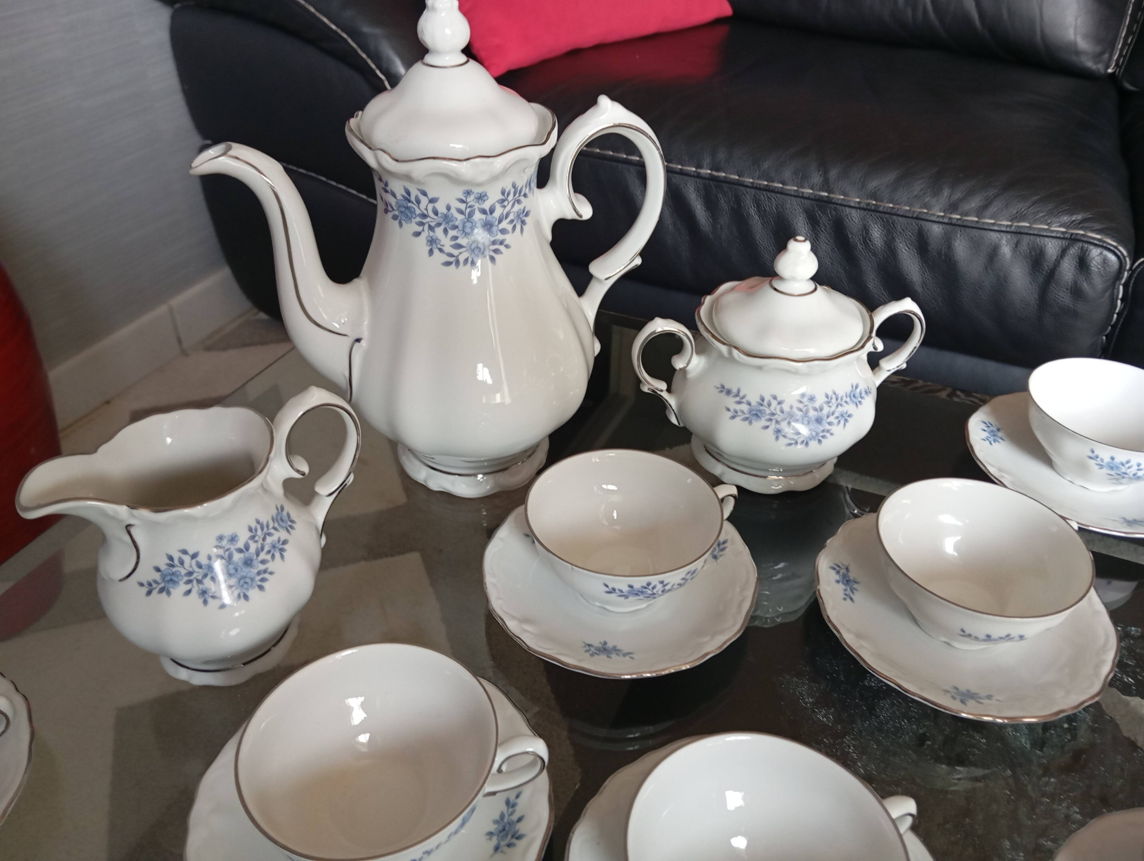 Porcelain tea set