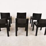 Model 4875 chairs by Carlo Bartoli for Kartell, 1970s