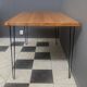 Danish dining table with hairpin legs