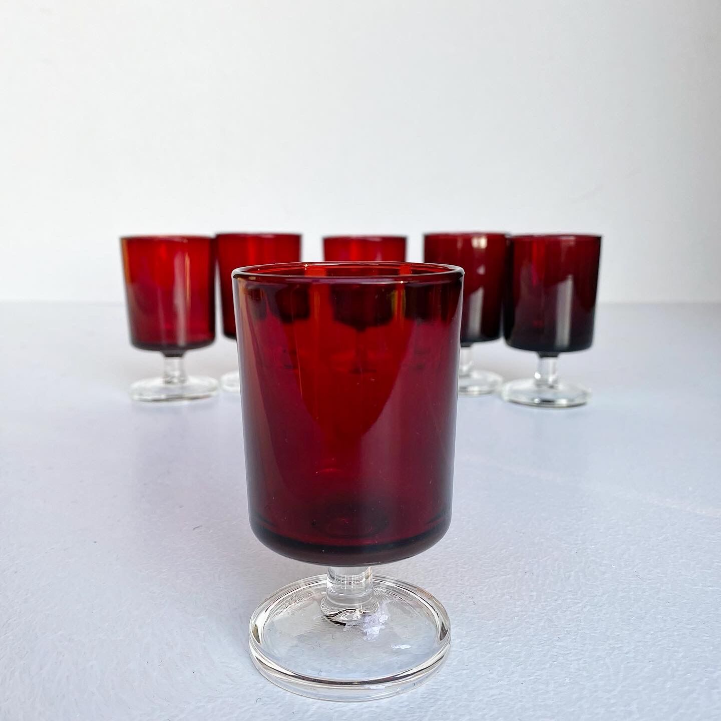 6 verres vintage Luminarc