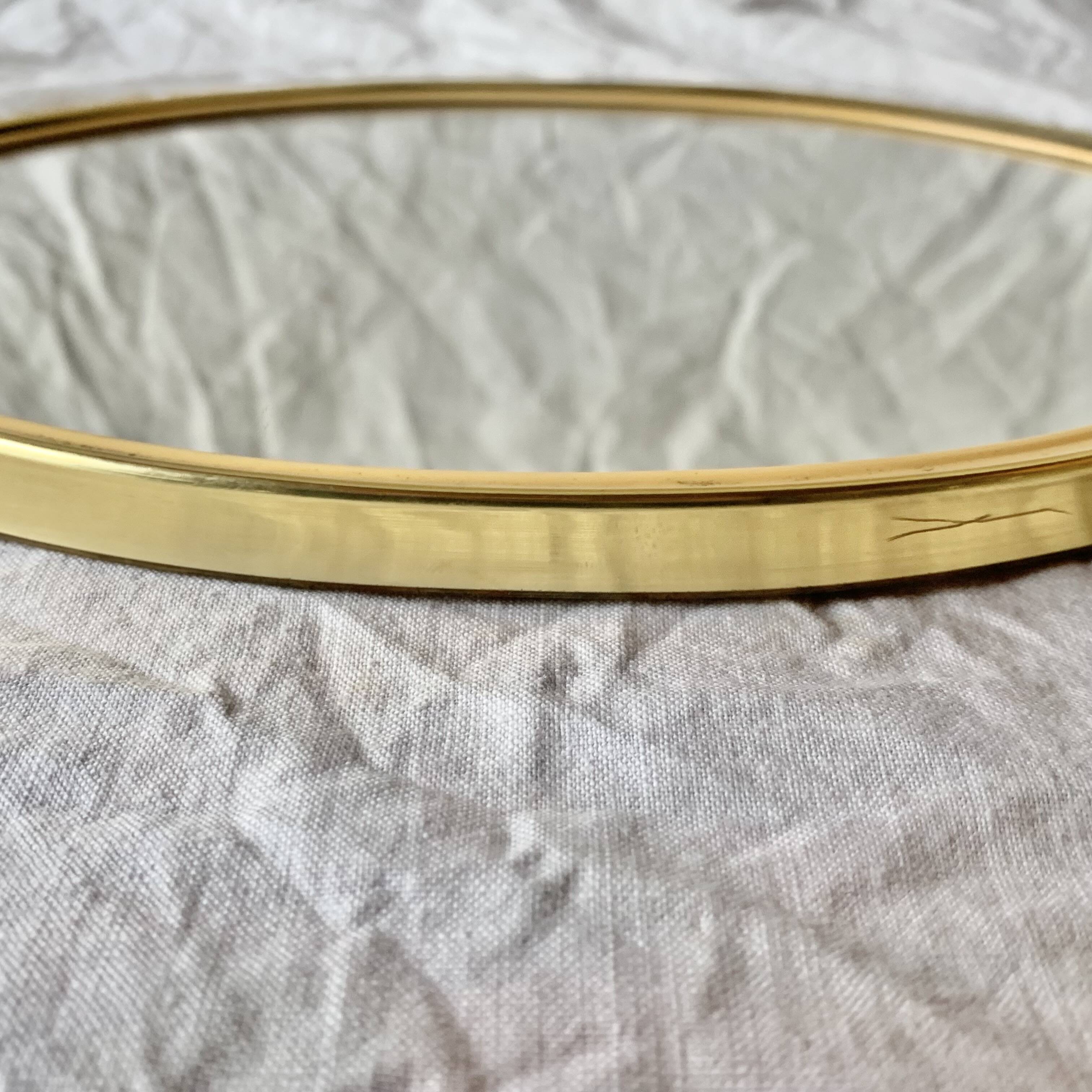 Oval medallion mirror 1960