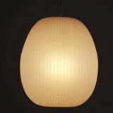 Cocoon Plissée chandelier by Aloys Gangkofner for Erco