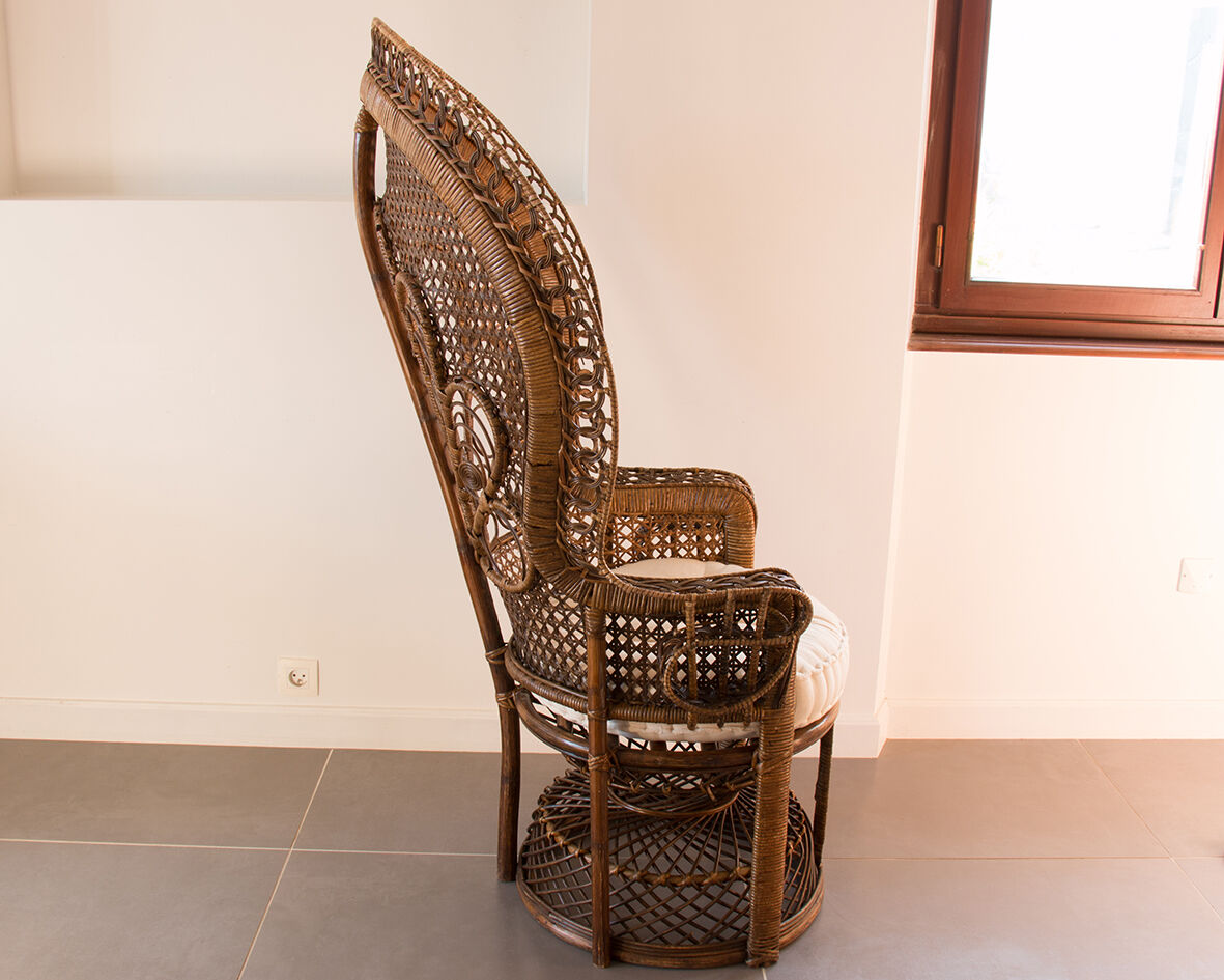 Emmanuelle Peacock Chair