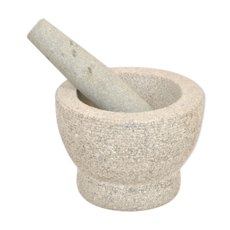 Vintage flint mortar pestle