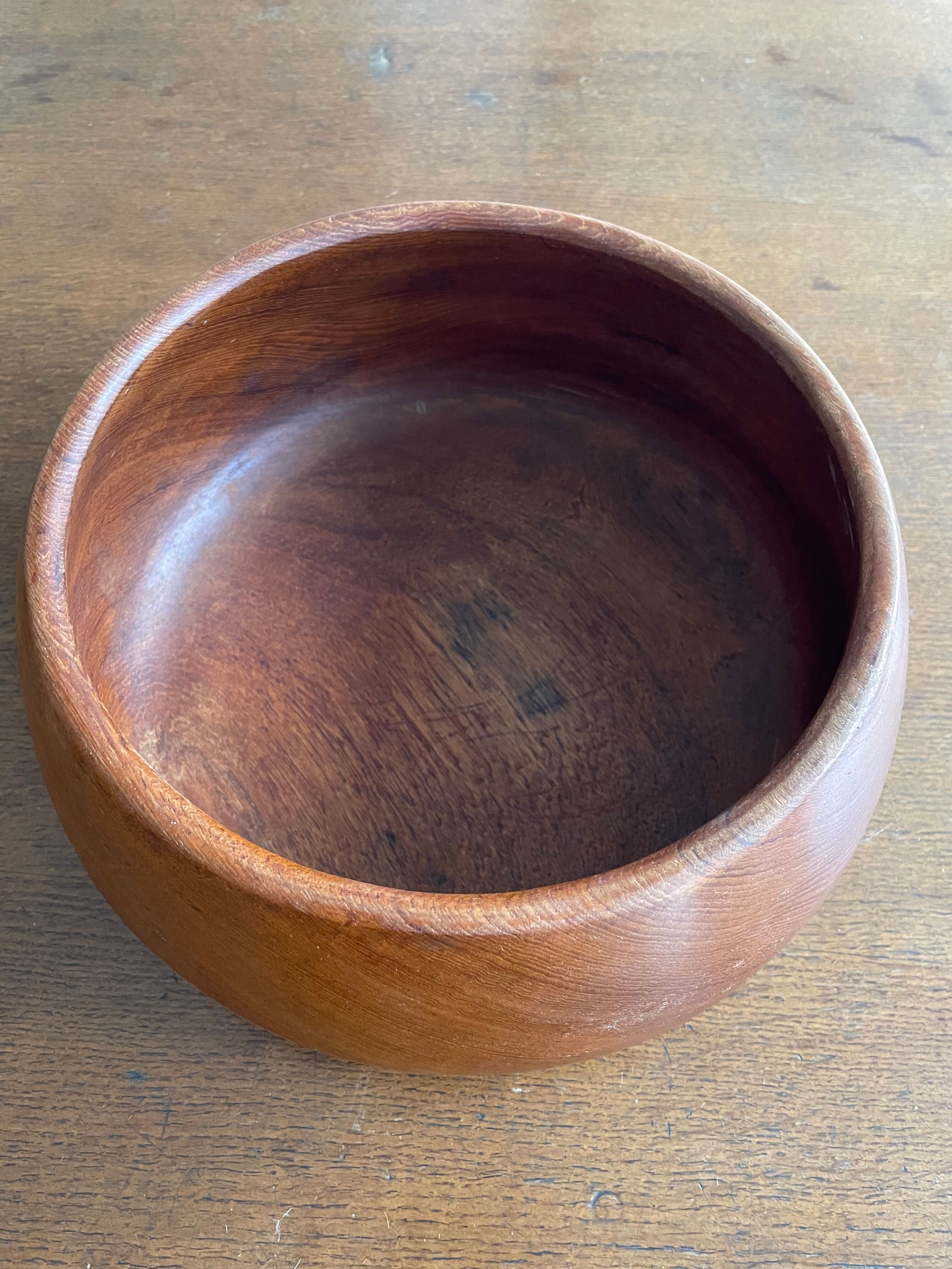 Teak bowl