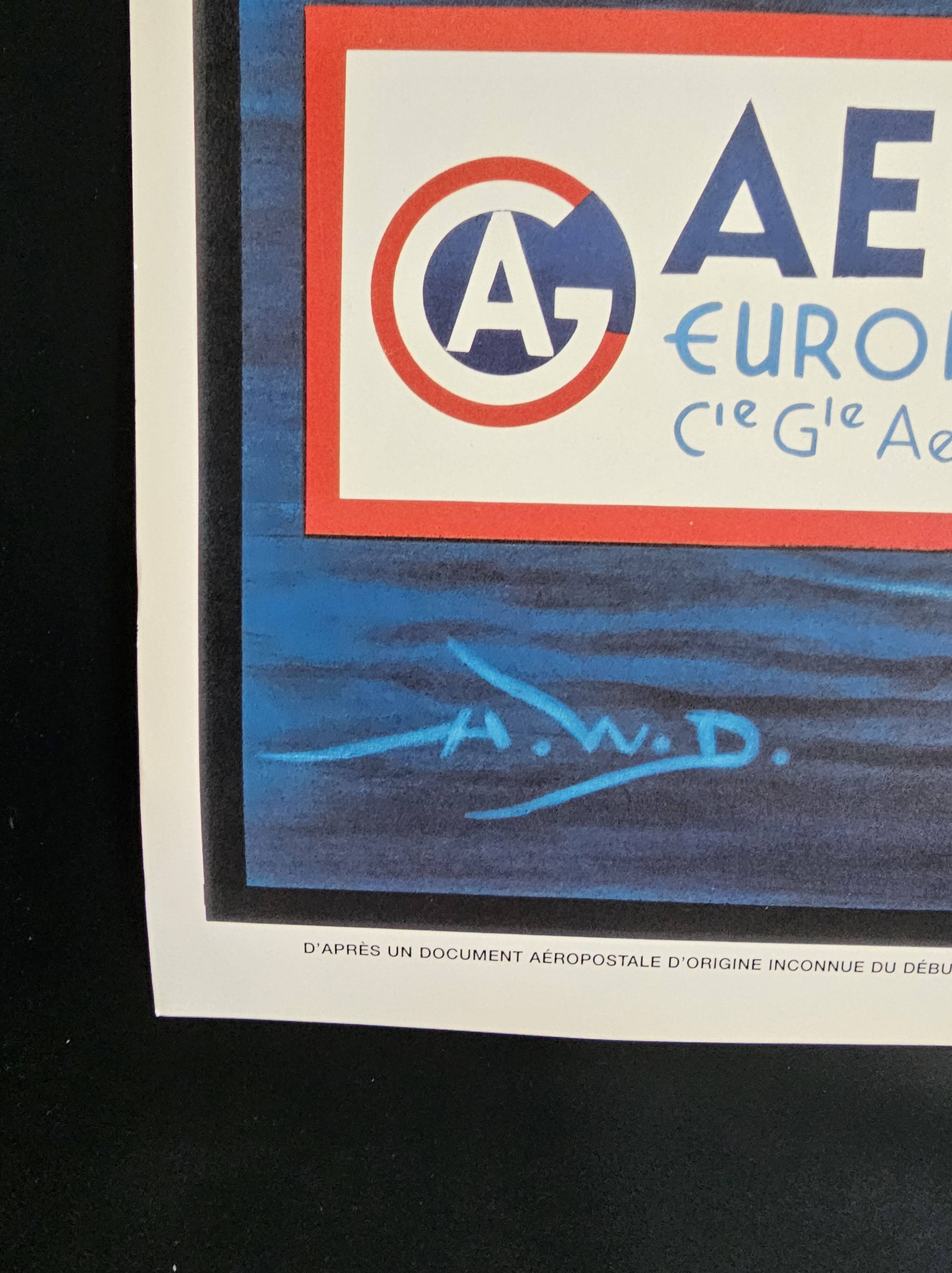 Air france poster - aeropostale