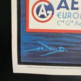 Air france poster - aeropostale