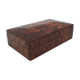 Ancient box, walnut magnifying glass box, early 20th century