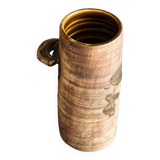 Tubular stoneware vase, dovecote pottery