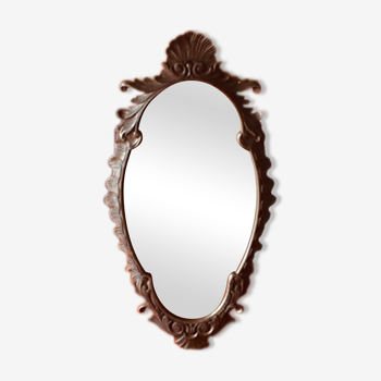 Miroir barroque noir