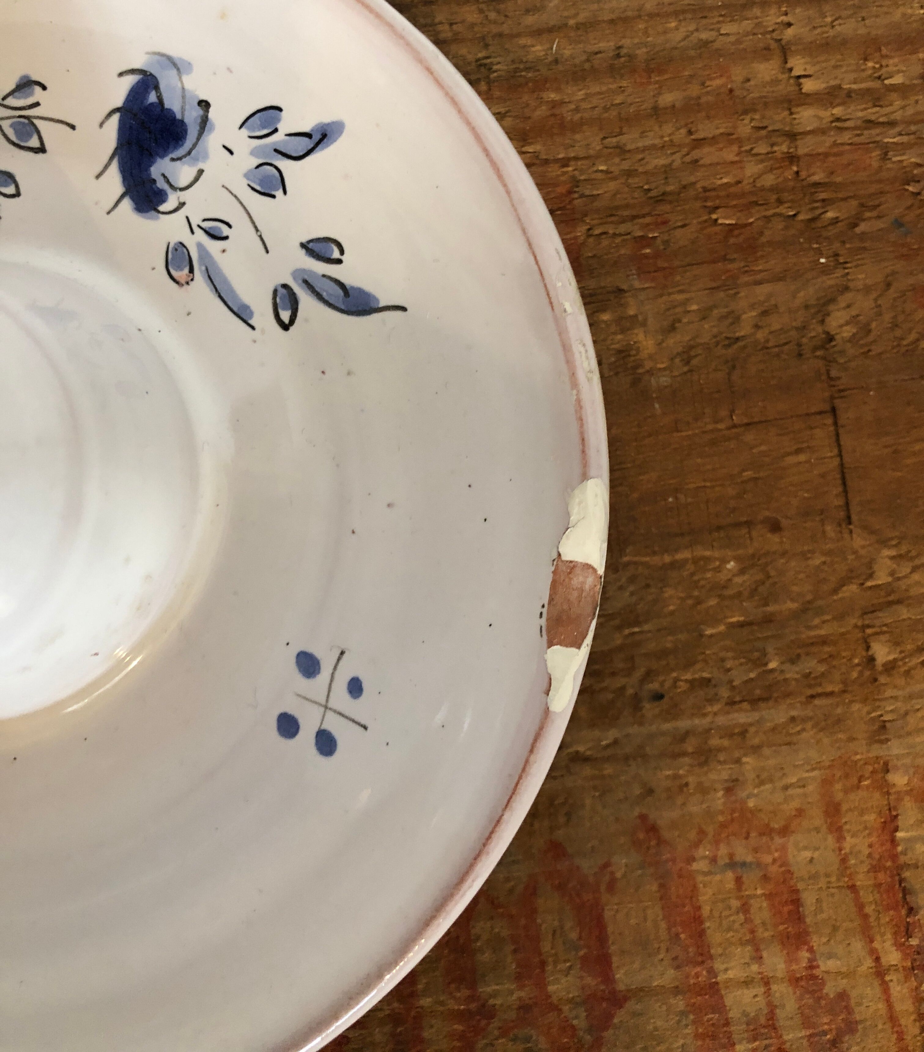 Moustiers candle holder