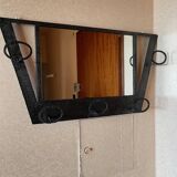 Wall Coat Rack in Wrought Iron